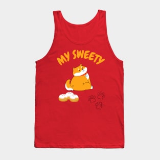 My Sweety I Heart Pets I Love Pets I Love Animals Tank Top